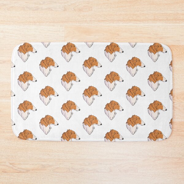 Item preview, Borzoi red and white designed and sold by Cynthiaetal.