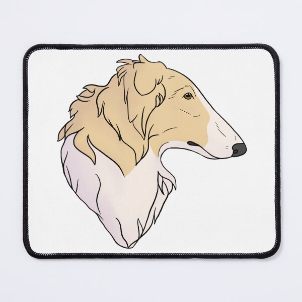 Item preview, Borzoi golden and white designed and sold by Cynthiaetal.