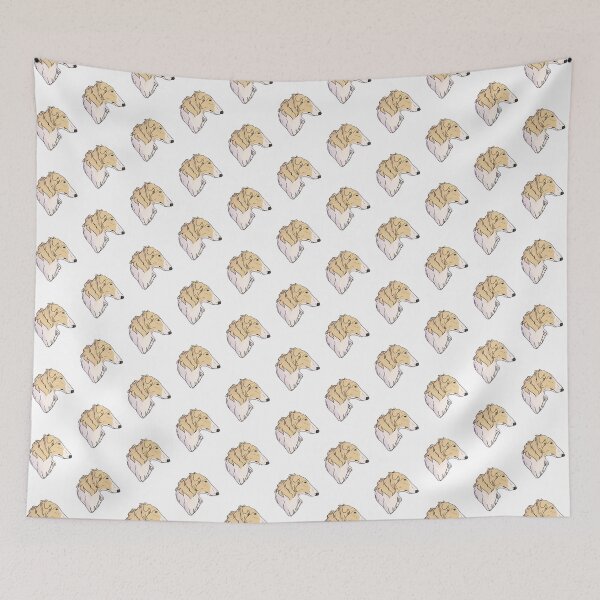 Item preview, Borzoi golden and white designed and sold by Cynthiaetal.