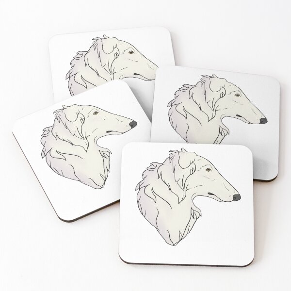 Item preview, Borzoi white designed and sold by Cynthiaetal.