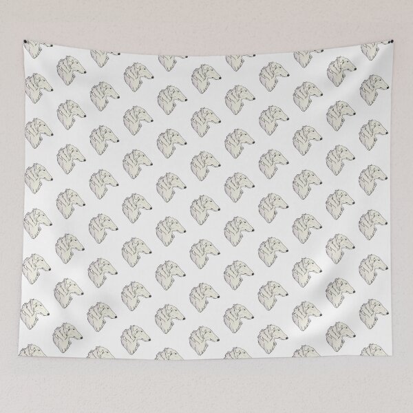 Item preview, Borzoi white designed and sold by Cynthiaetal.
