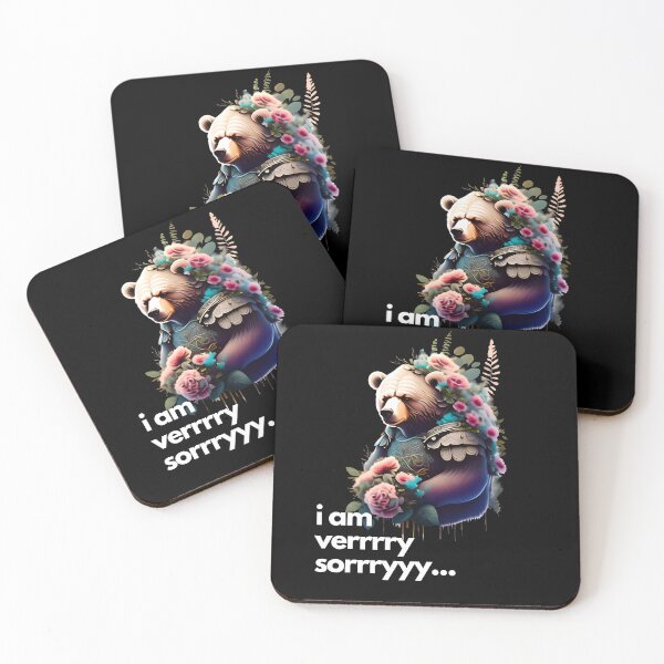 Item preview, I am sorry - BEAR WITH FLOWERS 1 COLOUR designed and sold by justyna-s28.