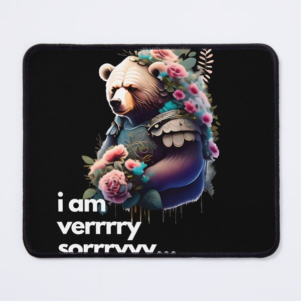 Item preview, I am sorry - BEAR WITH FLOWERS 1 COLOUR designed and sold by justyna-s28.