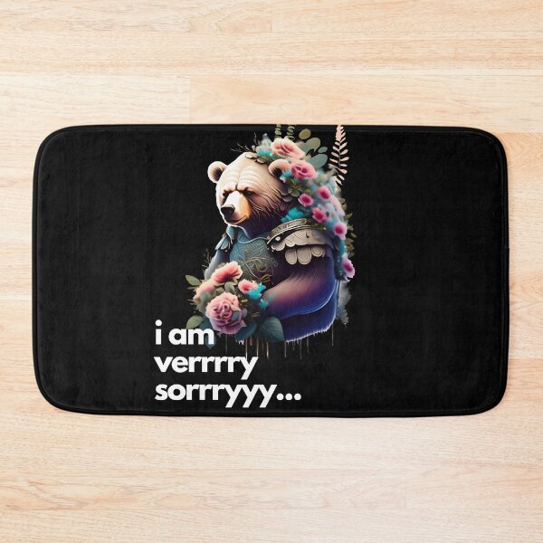 Item preview, I am sorry - BEAR WITH FLOWERS 1 COLOUR designed and sold by justyna-s28.