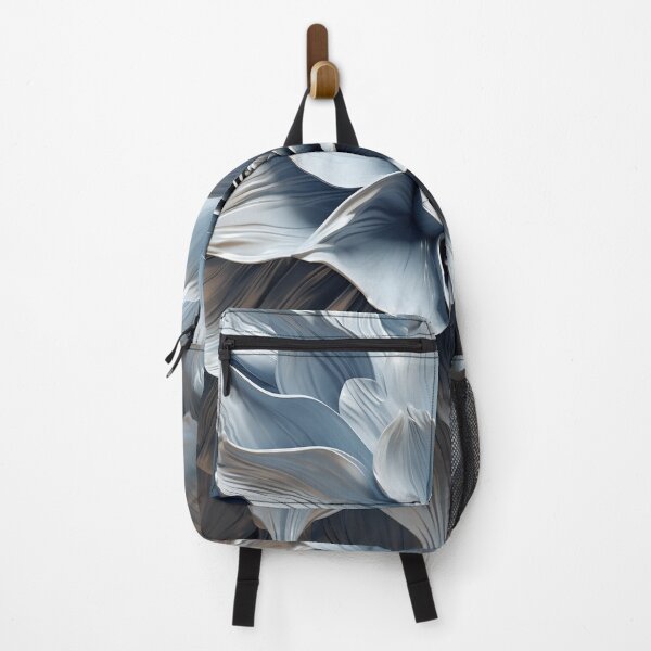 Item preview, Blue gray abstract floral design designed and sold by dcrc.