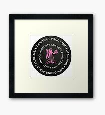 Virgo Zodiac Love Awesome Amazing Surprise Framed Print