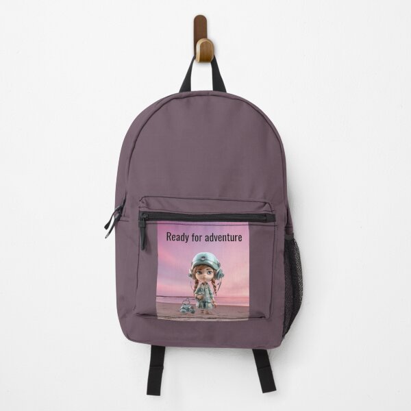 Item preview, Girl rady for adventure designed and sold by esao.