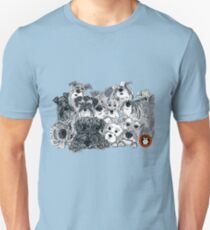 Schnauzerfest- Teeming with schnauzers! Unisex T-Shirt