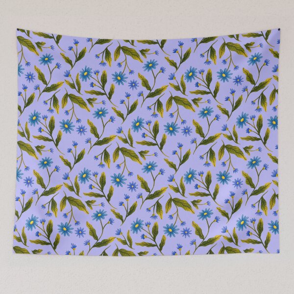 Item preview, Autumn flora “asters” designed and sold by Kalaidas-Art.