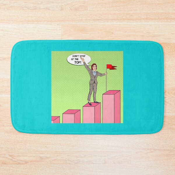 Item preview, Pop Art Business Woman with Flag on the Top of the Chart. designed and sold by HuynhJay.