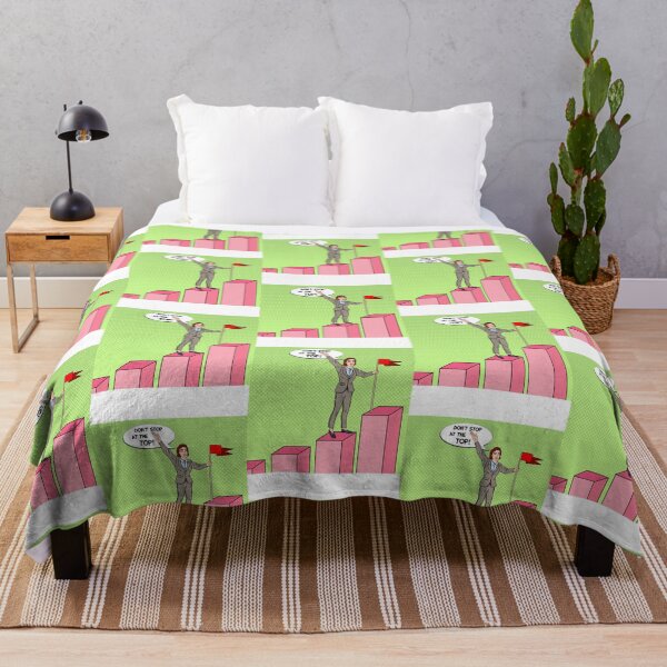Item preview, Pop Art Business Woman with Flag on the Top of the Chart. designed and sold by HuynhJay.