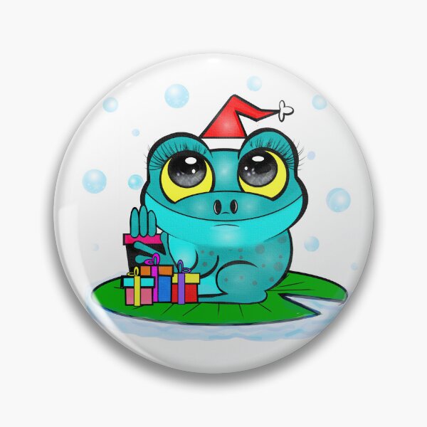 Item preview, Happy Frog - Season's Greetings  designed and sold by Shirley cute art .