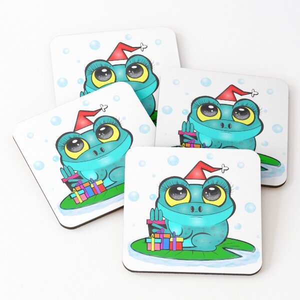 Item preview, Happy Frog - Season's Greetings  designed and sold by Shirley cute art .