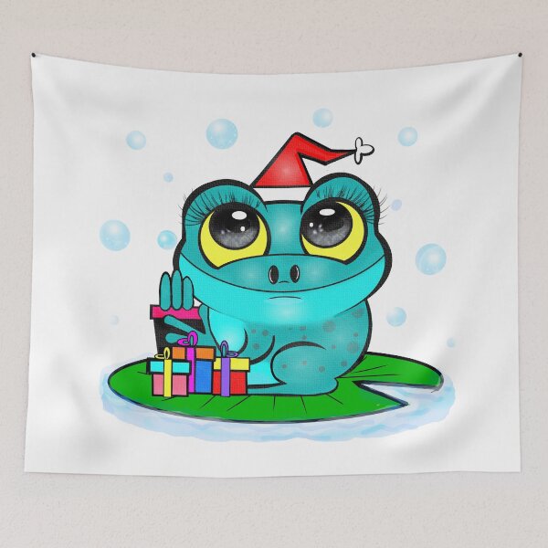 Item preview, Happy Frog - Season's Greetings  designed and sold by Shirley cute art .