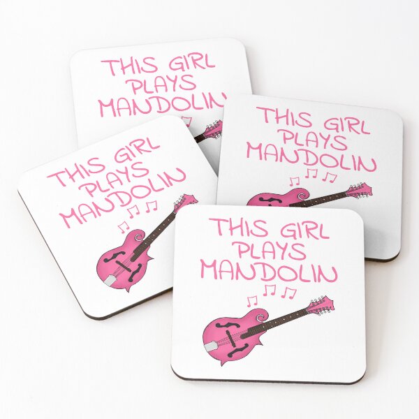 Item preview, This Girl Plays Mandolin, Female Mandolinist, Folk Musician designed and sold by doodlerob.