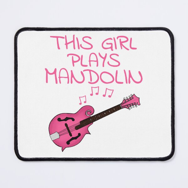 Item preview, This Girl Plays Mandolin, Female Mandolinist, Folk Musician designed and sold by doodlerob.