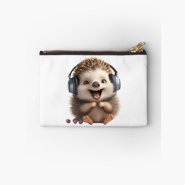 Item preview, Funny Hedgehog listening to music designed and sold by PrzemekJAS.