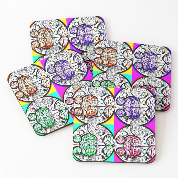 Item preview, Warhol Inspired Neurographic Abstract Art A Sea of Thoughts designed and sold by gleefulme.