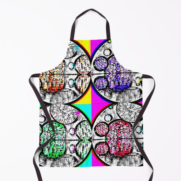 Item preview, Warhol Inspired Neurographic Abstract Art A Sea of Thoughts designed and sold by gleefulme.