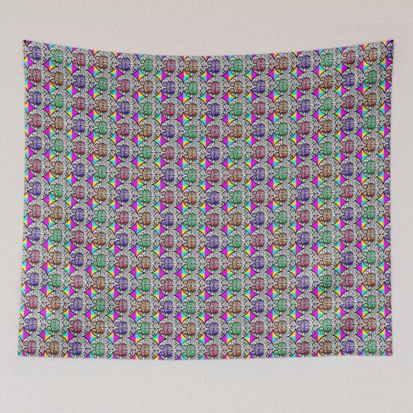 Item preview, Warhol Inspired Neurographic Abstract Art A Sea of Thoughts designed and sold by gleefulme.