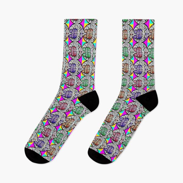 Item preview, Warhol Inspired Neurographic Abstract Art A Sea of Thoughts designed and sold by gleefulme.