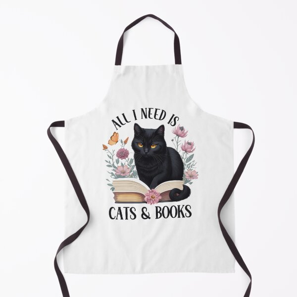 Item preview, All I Need Is Cats & Books designed and sold by HappyLifeCreate.