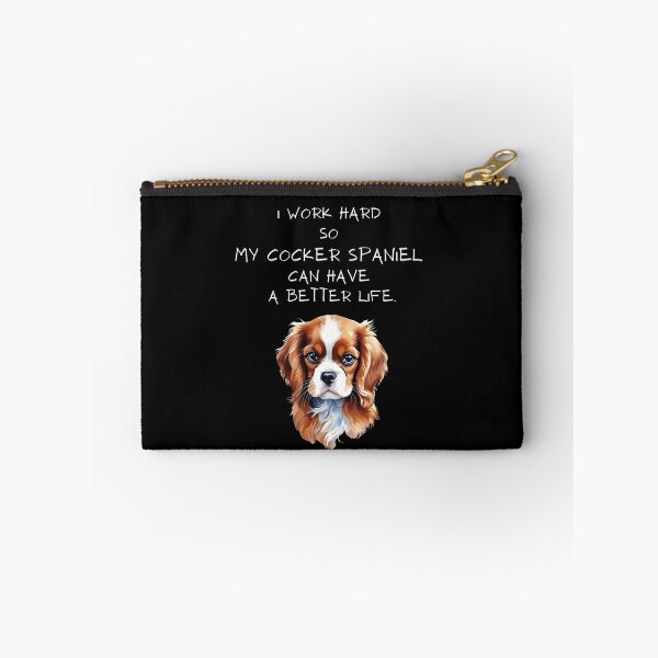 Item preview, Funny cocker spaniel quote - Double the Cavalier Love designed and sold by Mechanical-Artt.