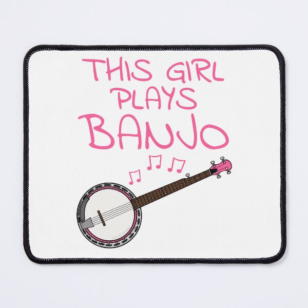 Item preview, This Girl Plays Banjo, Female Banjoist, Folk Musician designed and sold by doodlerob.
