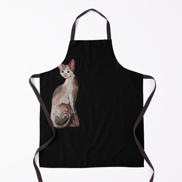Item preview, Calico Cornish Rex Cat - Watercolor - Cat lovers gifts designed and sold by FelineEmporium.