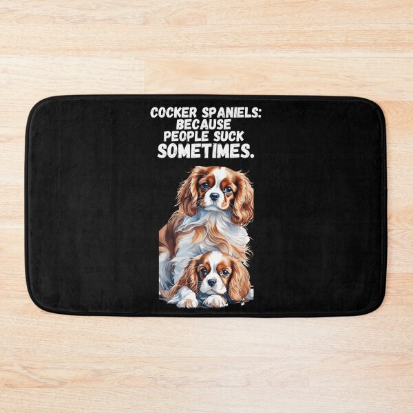 Item preview, Funny cocker spaniel quote - King Charles Pair designed and sold by Mechanical-Artt.