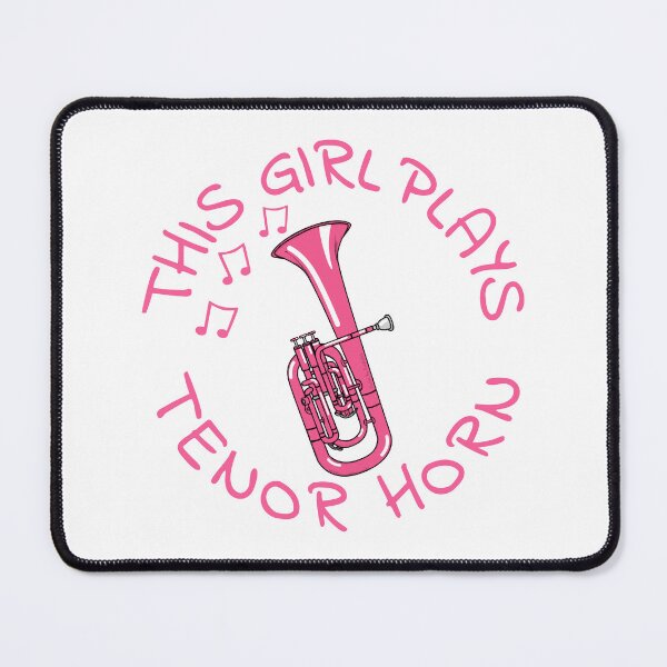 Item preview, This Girl Plays Tenor Horn, Female Brass Musician designed and sold by doodlerob.