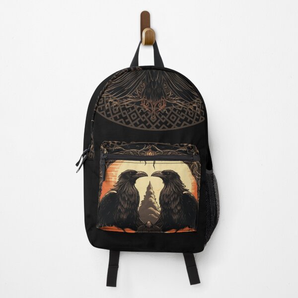 Item preview, Odin Ravens Huginn and Muninn Norse Mythology designed and sold by Chmielayka.