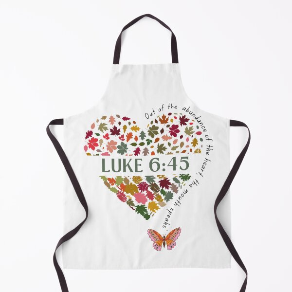 Item preview, Luke 6:45 Out of the abundance of the heart, the mouth speaks. designed and sold by MeMeantTo.