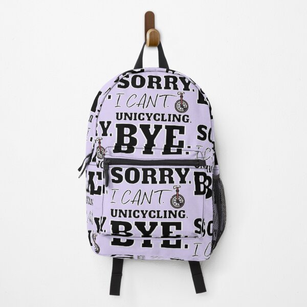 Item preview, Sorry i cant, unicycling, bye, unicycle, one wheel, monocycle, hobby, mountain, unicycler, girl, mom, dad, fathers day, christmas, gift, designed and sold by YellowishStore.
