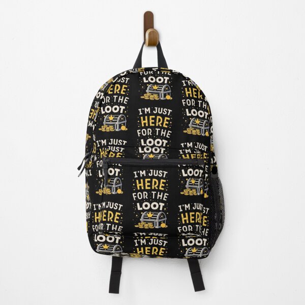 Item preview, I'm Just Here for the Loot - Funny RPG designed and sold by Fenay Designs.
