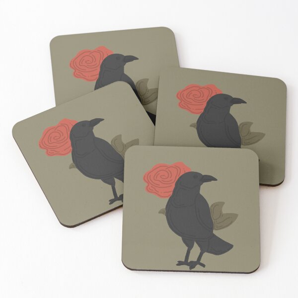 Item preview, Raven and a Rose designed and sold by ToonyPineapple.