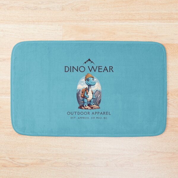 Item preview, Young smiling dino hiking climbing in mountains designed and sold by CedricNorbinho.
