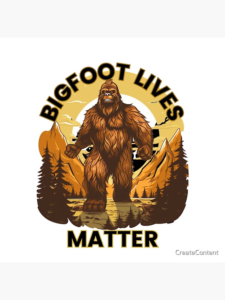  Mens Yeti Lives Matter, Bigfoot Is Real, Funny