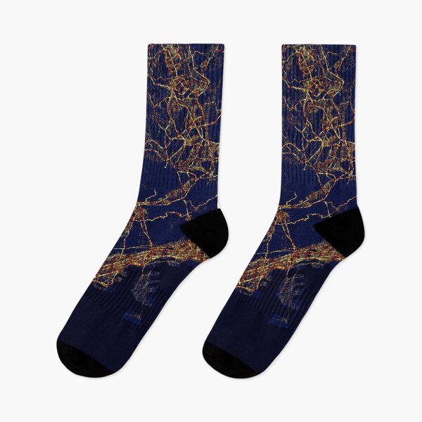 Item preview, Kobe, Japan Map - City At Night designed and sold by deMAP.