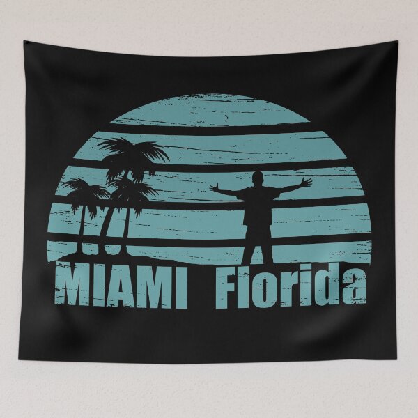 Item preview, Miami vintage blue sunset designed and sold by Alexaltay.