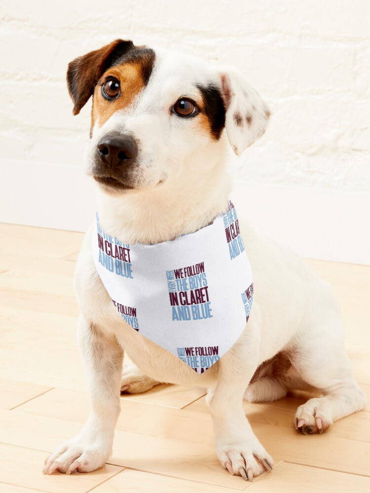 avfc aston villa football villa soccer england up the villa Pet Bandana for Sale by shia chaves