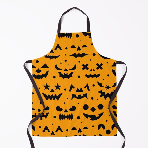 Item preview, Orange Halloween Pumpkin Faces designed and sold by solrevolver.