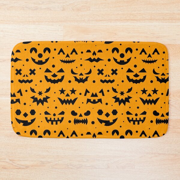 Item preview, Orange Halloween Pumpkin Faces designed and sold by solrevolver.
