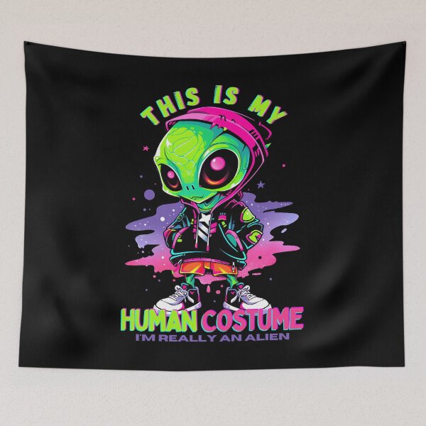 Item preview, This is My Human Costume I'm Really An Alien designed and sold by SFIPS.