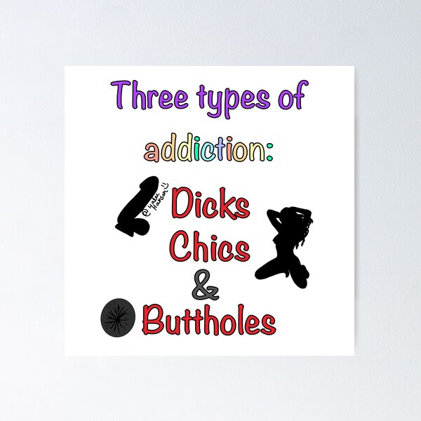 Aperçu de l'œuvre TROIS ADDICTIONS VERSION 2 créée et vendue par ParadoxalDuckz.