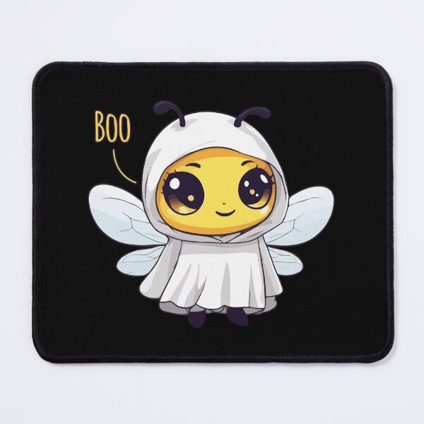 Item preview, Kawaii Halloween Ghost Boo Bee designed and sold by Ridaelb.
