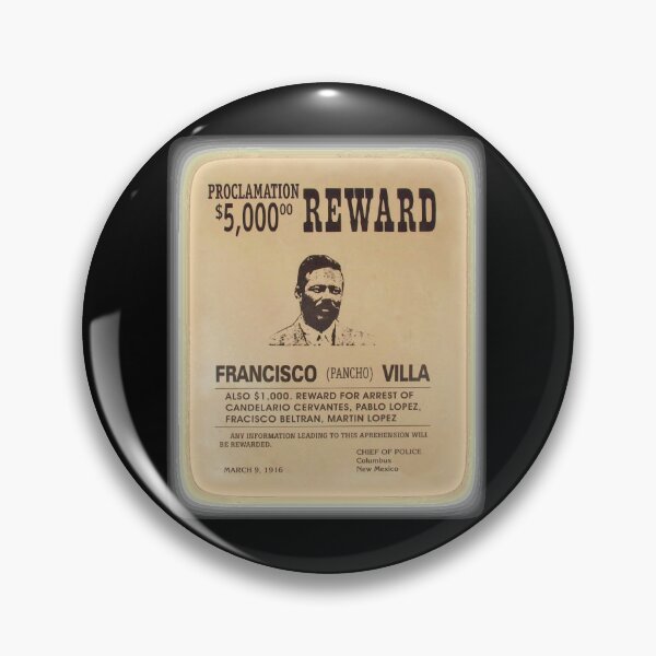 Item preview, Pancho Villa Francisco Mexican General Outlaw Hero Cowboy Reward Poster designed and sold by JorgensenMinh.