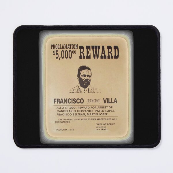 Item preview, Pancho Villa Francisco Mexican General Outlaw Hero Cowboy Reward Poster designed and sold by JorgensenMinh.