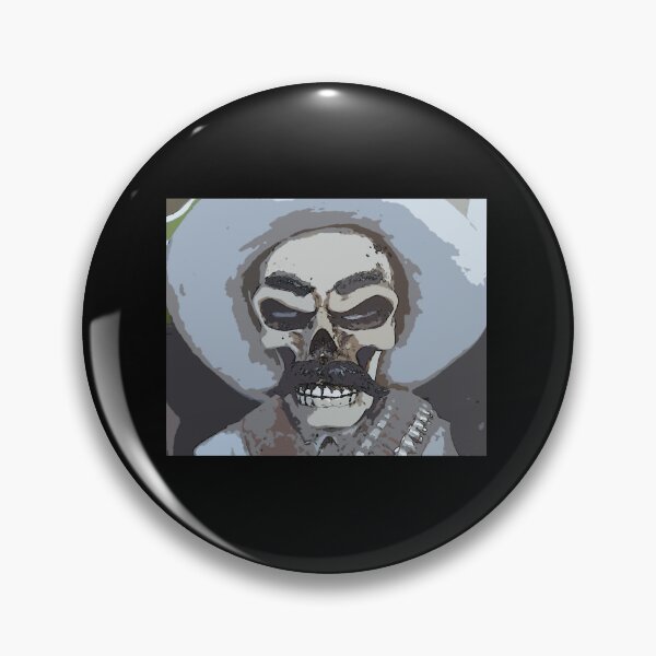 Item preview, Pancho Villa skull designed and sold by JorgensenMinh.