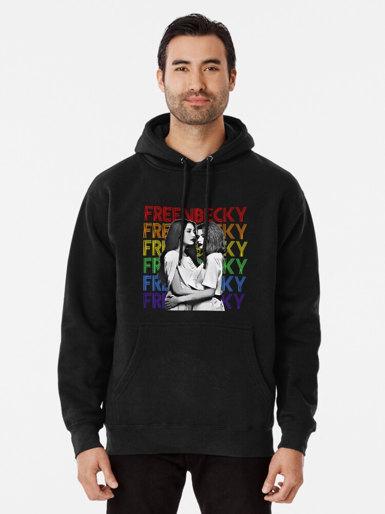 freenbecky from gap the series in rainbow colors Pullover Hoodie